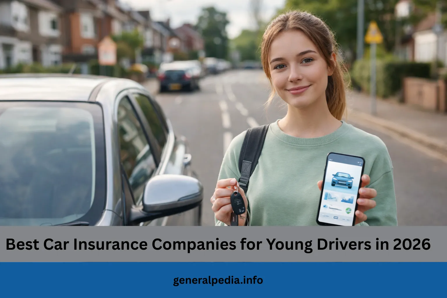 Visual guide to the best car insurance options for young drivers in 2026, highlighting features and company names. Best Car Insurance Companies for Young Drivers in 2026