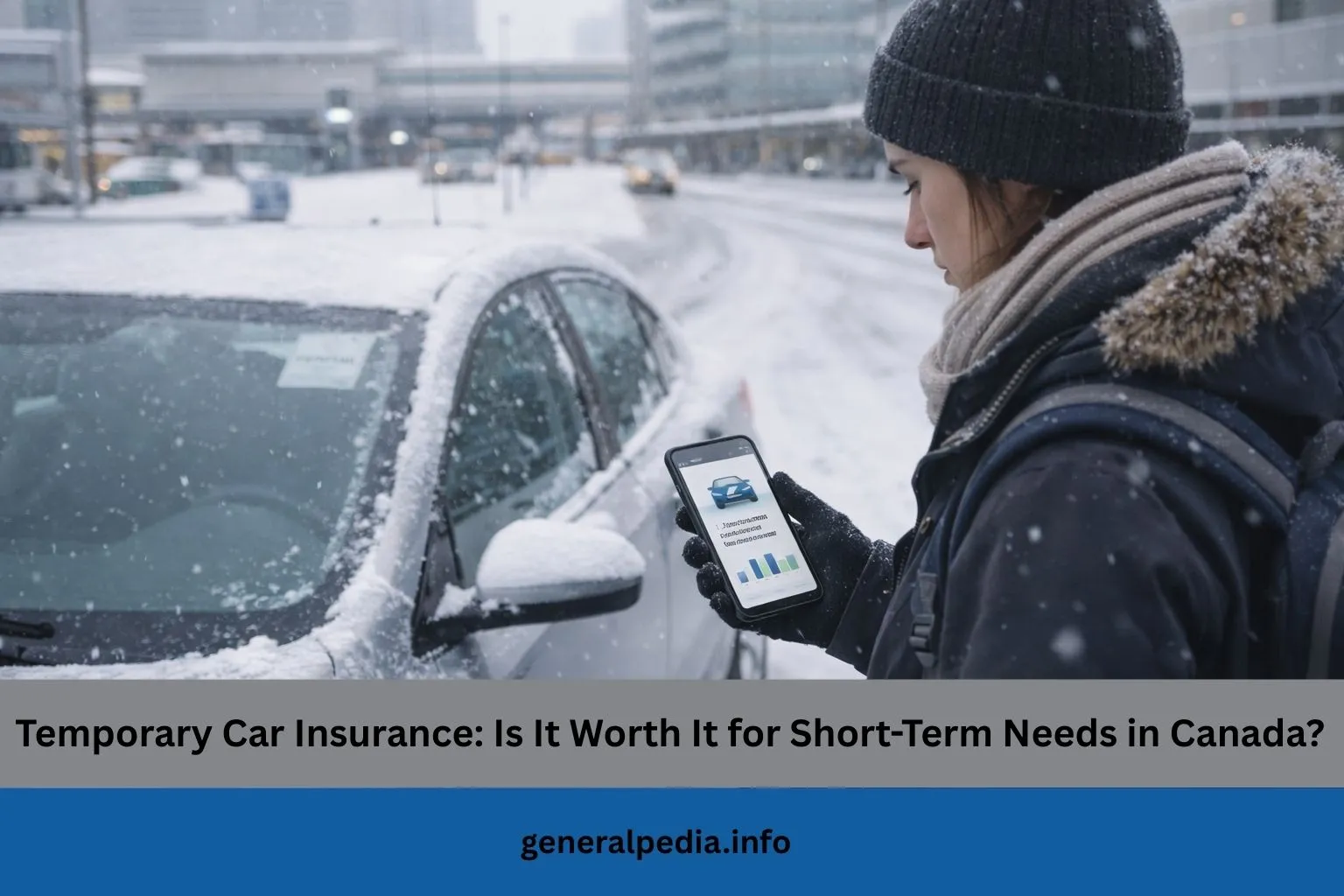 An Image of Car & Women shows Temporary Car Insurance Is It Worth It for Short-Term Needs in Canada